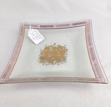 Beautiful Georges Briard Signed Glass Dish Midcentury 11