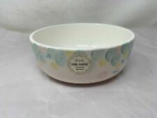 Farval Ceramic 6in Blue, Pink & Yellow Circle Serving Bowl AA01B47010 picture