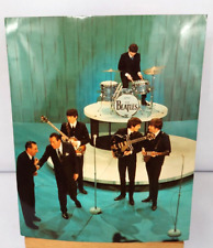 vtg 1980s the beatles on the ed sullivan show 8x10 color postcard picture