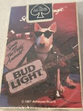Bud Light SPUDS MACKENZIE PLAYING CARDS 1987 PARTY ANIMAL—Sealed—FREE SHIPPING picture