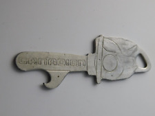 CANADIEN CHAINSAW BEER POP SODA BOTTLE OPENER VINTAGE ADVERTISING TOOL RARE picture