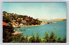Sausalito CA-California, Birds Eye View, Richardson Bay, Vintage Postcard picture