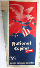 1948 Washington, DC - AAA Vintage Road Map - E6D picture