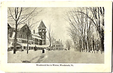Woodstock Inn In Winter Vermont VT  Postcard  UNP Unused VTG picture