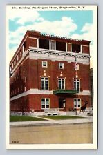 Binghamton NY-New York, Elks Building, Antique, Vintage Souvenir Postcard picture
