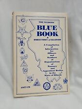 Masonic Blue Book & Directory of Illinois Used 1977-78  picture