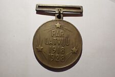 Latvia 10th Anniversary of Liberation War 1918-1928 medal picture