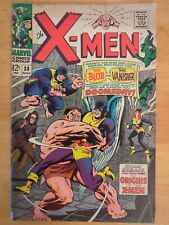 Uncanny X-Men #38 - Marvel 1967 - The Blob/Vanisher - Dan Adkins Cover - VG+ picture
