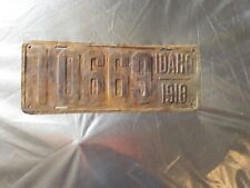 1918 IDAHO LICENSE PLATE picture
