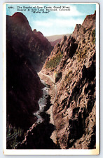 Vintage Postcard Gore Canon Grand River Denver & Salt Lake Railroad Colorado USA picture