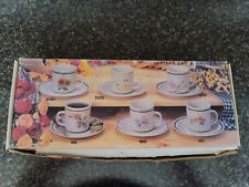 Vintage 12 Pc Tea Cup And Saucer Set Emerald Collection picture