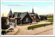 The Chapel National Soldier's Home California Landscaped Grounds Postcard picture