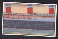 1933 Merchant Shipping Card LEVIATHAN - UNITED STATES LINES CO. picture