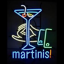 Martini Bar Lemon Strawberry Neon Light Sign Lamp Beer Wall Decor Artwork 24x20 picture