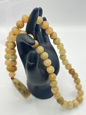 Vintage Antique AGATE STONE Prayer Beads-Rosary 155g 11mm Totem Islamic 51 Beads picture