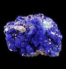 Rare Bright Blue Azurite Crystals from the Tschudi Mine (near Tsumeb), Namibia picture