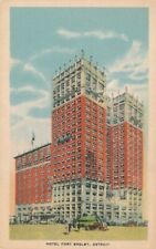 Hotel Fort Shelby in Detroit, Michigan MI antique unposted postcard picture