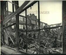1980 Press Photo Remains of St. James Parish High School Destroyed by Fire picture
