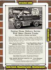 Metal Sign - 1913 Baker Electric Trucks- 10x14 inches picture