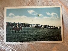 Postcard Parade Grounds Fort Oglethorpe Chattanooga Tennessee 1915-1930 (1D) picture