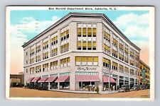 Asheville NC-North Carolina, Bon Marche Department Store Vintage c1934 Postcard picture
