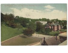 c1910 Playground Salem High School Buildings Naugatuck Connecticut CT Postcard picture