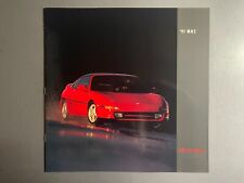 1991 Toyota MR2 Showroom Advertising Sales Brochure, Red RF - RARE Awesome L@@K picture