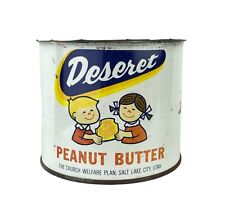 Vintage Deseret Peanut Butter Tin 