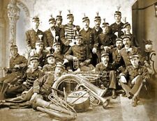 1877 First Oddfellows Band, Canada Old Photo 8.5