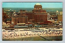 Atlantic City NJ-New Jersey Chalfonte Haddon Hall Aerial View Vintage Postcard picture