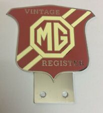 Car Badge- Vintage MG Register Car grill badge emblem logos metal enamled picture