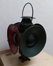 Antique Adlake Non-Sweating 4 Way Railroad Lamp Chicago picture