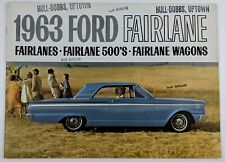 1963 Ford Fairlane Sedans Wagons Hull Dobbs Uptown Knoxville TN Dealer Catalog  picture