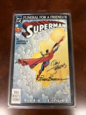 Superman (2nd Series) #77 VF/NM; DC - SIGNED BY DAN JURGENS AND BRETT BREEDING picture