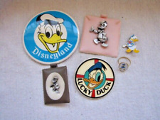 Vintage lot of Walt Disney Donald Duck Pins Buttons Ring picture