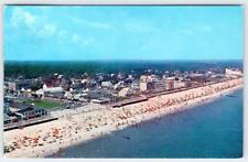 1962 REHOBOTH BEACH DELAWARE AERIAL VIEW REHO AVENUE VINTAGE POSTCARD picture