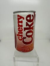 Vintage 1980's Cherry Coke Original Version Red And White Can 12oz picture