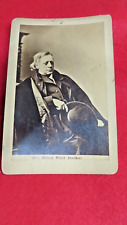 ANTIQUE Cabinet Card PHOTOGRAPH REVEREND REV HENRY WARD BEECHER SEATED picture