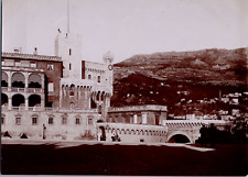 Monaco, Prince's Palace, Vintage Print, ca.1885 Vintage Print d'e Print picture