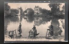 Le Moulin des Garconettes and Washerwomen France Postcard Not Posted picture