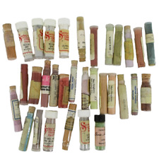 Mixed Lot Of 32 Vintage Vials Porcelain Ceramic China Powder Paint Seeley's + picture