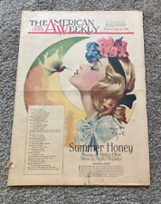 The American Weekly Magazine June 16 1940 Henry Clive Artwork Cover picture