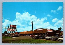 Postcard Vintage Al's Oasis Chamberlain South Dakota Shopping Retail Food 4 x 6 picture