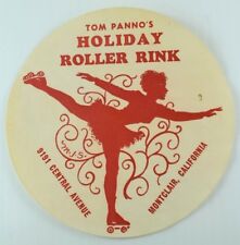 1930's-50's Tom Panno's Holiday Roller Rink, Montclair, Calif. Label Vintage B4 picture