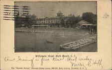 Bath Beach Long Island New York NY Willomere Hotel c1905 UDB Postcard picture