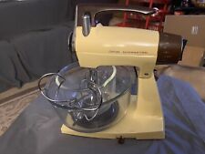 Vintage Sunbeam Mixmaster Stand Mixer 1-7A 12 Speed 2 Bowl, 2 Beaters, 2 Hooks picture