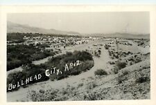 Postcard RPPC 1940s Arizona Bull Head City Birdseye View AZ24-2019 picture