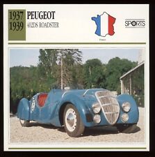 1937 - 1939 Peugeot 402DS Roadster  Classic Cars Card picture