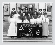 African American Delta Sigma Theta Sorority Members c1913, Vintage Photo Reprint picture