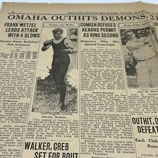 1925 Des Moines Register Charley Weinert Jess Sweetser Dempsey Grover Alexander picture